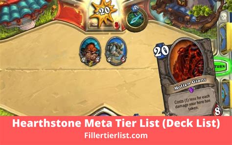 hearthstone meta snapshot|hearthstone meta tier list.